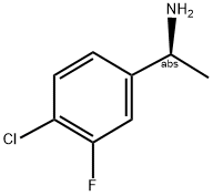 (1S)-1-(4-CHLORO-3-FLUOROPHENYL)ETHYLAMINE Struktur