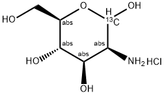 2-AMINO-2-DEOXY-D-[1-13C]MANNOSE HYDROCHLORIDE Struktur