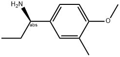 (1R)-1-(4-METHOXY-3-METHYLPHENYL)PROPYLAMINE Struktur