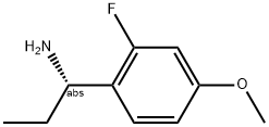 (1S)-1-(2-FLUORO-4-METHOXYPHENYL)PROPYLAMINE Struktur