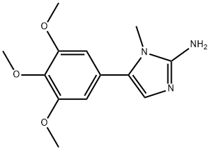 1-METHYL-5-(3,4,5-TRIMETHOXYPHENYL)-1H-IMIDAZOL-2-AMINE Struktur