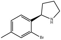 (2R)-2-(2-BROMO-4-METHYLPHENYL)PYRROLIDINE Struktur