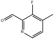 3-FLUORO-2-FORMYL-4-PICOLINE Struktur