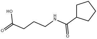 4-[(CYCLOPENTYLCARBONYL)AMINO]BUTANOIC ACID Struktur