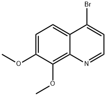 4-BROMO-7,8-DIMETHOXYQUINOLINE Struktur