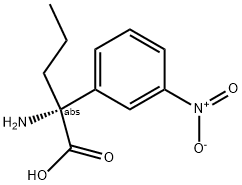 (2R)-2-AMINO-2-(3-NITROPHENYL)PENTANOIC ACID Struktur