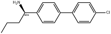 (1R)-1-[4-(4-CHLOROPHENYL)PHENYL]BUTYLAMINE Struktur