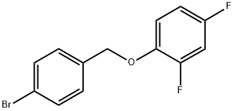 4-BROMOBENZYL-(2,4-DIFLUOROPHENYL)ETHER Struktur