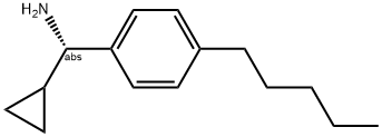 (1S)CYCLOPROPYL(4-PENTYLPHENYL)METHYLAMINE Struktur