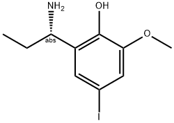 2-((1S)-1-AMINOPROPYL)-4-IODO-6-METHOXYPHENOL Struktur