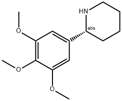 (R)-2-(3,4,5-TRIMETHOXYPHENYL)PIPERIDINE Struktur