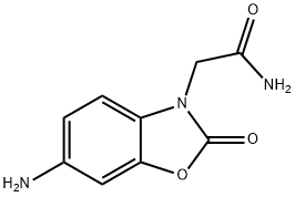 2-(6-AMINO-2-OXO-BENZOOXAZOL-3-YL)-ACETAMIDE Struktur