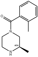 (R)-2-METHYL-4-(2'-METHYL)-BENZOYLPIPERAZINE Struktur