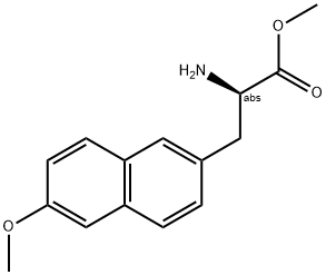 METHYL (2R)-2-AMINO-3-(6-METHOXY(2-NAPHTHYL))PROPANOATE Struktur