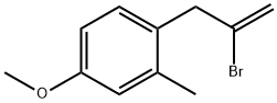 2-BROMO-3-(4-METHOXY-2-METHYLPHENYL)-1-PROPENE Struktur