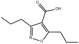 3,5-DIPROPYL-ISOXAZOLE-4-CARBOXYLIC ACID Struktur