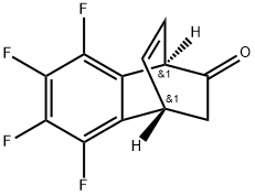 2,3-(TETRAFLUOROBENZO)-BICYCLO[2,2,2]OCT-5-EN-7-ONE Struktur