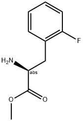 METHYL (2S)-2-AMINO-3-(2-FLUOROPHENYL)PROPANOATE Struktur