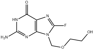 8-FLUOROACYCLOVIR Struktur