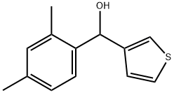 2,4-DIMETHYLPHENYL-(3-THIENYL)METHANOL Struktur