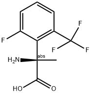 (2R)-2-AMINO-2-[6-FLUORO-2-(TRIFLUOROMETHYL)PHENYL]PROPANOIC ACID Struktur