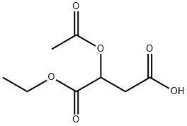 3-(ACETYLOXY)-4-ETHOXY-4-OXOBUTANOIC ACID Struktur