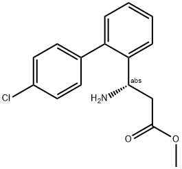 METHYL (3S)-3-AMINO-3-[2-(4-CHLOROPHENYL)PHENYL]PROPANOATE Struktur