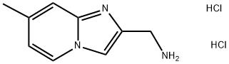 C-(7-METHYL-IMIDAZO[1,2-A]PYRIDIN-2-YL)-METHYLAMINE DIHYDROCHLORIDE Struktur