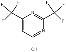 2,6-BIS(TRIFLUOROMETHYL)PYRIMIDIN-4-OL Struktur