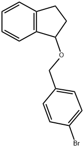 4-BROMOBENZYL-(1-INDANYL)ETHER Struktur