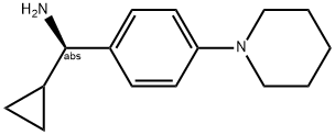 (1R)CYCLOPROPYL(4-PIPERIDYLPHENYL)METHYLAMINE Struktur