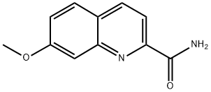 7-METHOXYQUINOLINE-2-CARBOXAMIDE Struktur