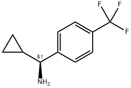 (1S)CYCLOPROPYL[4-(TRIFLUOROMETHYL)PHENYL]METHYLAMINE Struktur