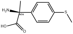 (2S)-2-AMINO-2-(4-METHYLTHIOPHENYL)PROPANOIC ACID Struktur