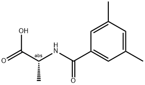 (2R)-2-[(3,5-DIMETHYLBENZOYL)AMINO]PROPANOIC ACID Struktur