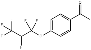 1-[4-(1,1,2,3,3,3-HEXAFLUORO-PROPOXY)-PHENYL]-ETHANONE Struktur