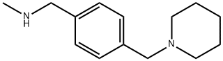 METHYL-(4-PIPERIDIN-1-YLMETHYL-BENZYL)-AMINE Struktur