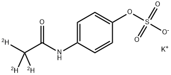 ACETAMINOPHEN-D3 SULPHATE POTASSIUM SALT Struktur