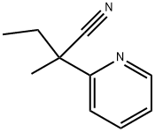 2-METHYL-2-PYRIDIN-2-YL-BUTYRONITRILE Struktur