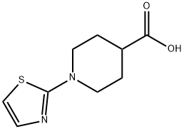 1-(1,3-THIAZOL-2-YL)PIPERIDINE-4-CARBOXYLIC ACID Struktur