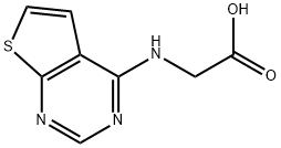 (THIENO[2,3-D]PYRIMIDIN-4-YLAMINO)ACETIC ACID Struktur