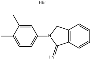 2-(3,4-DIMETHYLPHENYL)ISOINDOLIN-1-IMINE HYDROBROMIDE Struktur