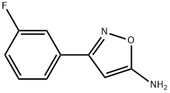 3-(3-FLUORO-PHENYL)-ISOXAZOL-5-YLAMINE Struktur