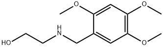 2-((2,4,5-TRIMETHOXYBENZYL)AMINO)ETHANOL Struktur