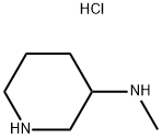 3-METHYLAMINOPIPERIDINE HYDROCHLORIDE Struktur