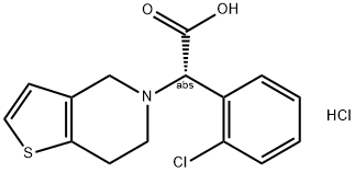 CLOPIDOGREL CARBOXYLIC ACID HCL Struktur