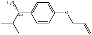 (1S)-2-METHYL-1-(4-PROP-2-ENYLOXYPHENYL)PROPYLAMINE Struktur