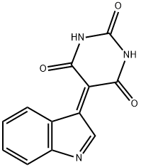 5-(3-INDOLYLIDENE)BARBITURIC ACID Struktur