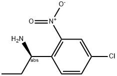 (1R)-1-(4-CHLORO-2-NITROPHENYL)PROPYLAMINE Struktur