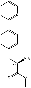 METHYL (2R)-2-AMINO-3-(4-(2-PYRIDYL)PHENYL)PROPANOATE Struktur